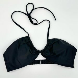 Black Abercrombie & Fitch Tie Bikini Top